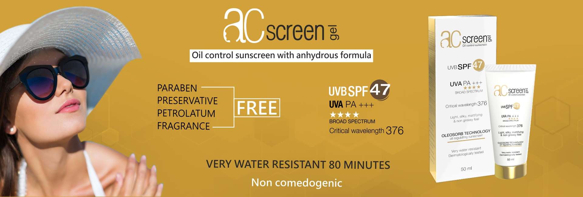 1. Acscreen Gel – Oil Control Sunscreen-Ethiall Remedies