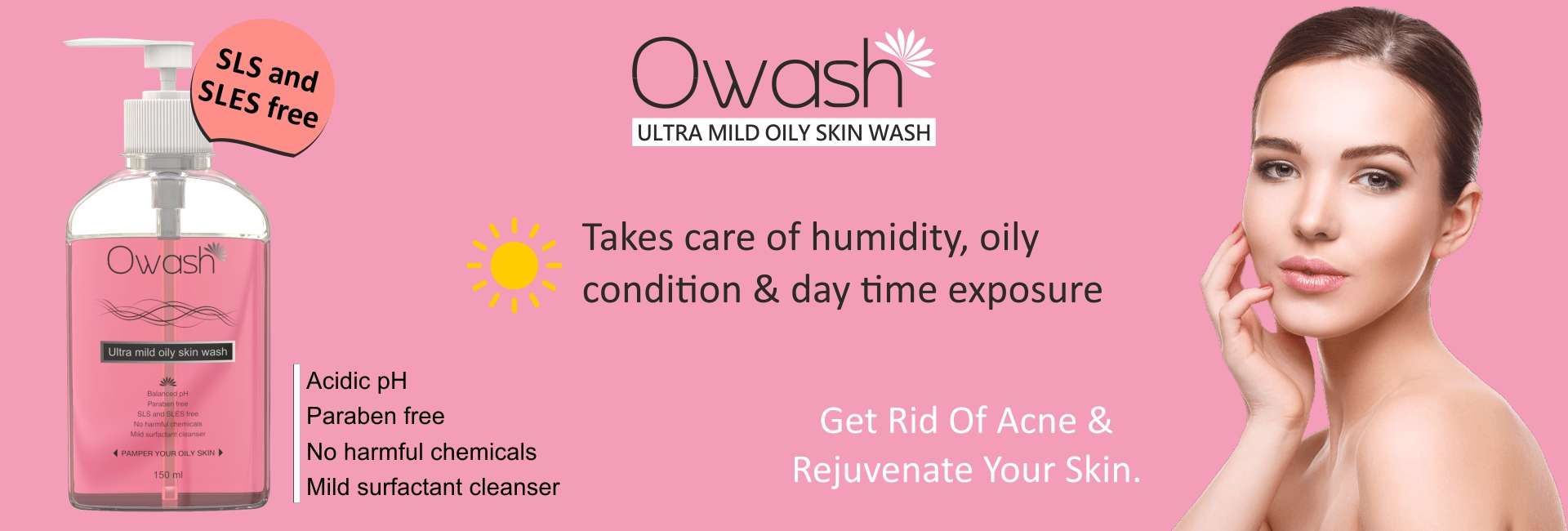 2. Owash – Ultra Mild Oily Skin Wash- Ethiall Remedies