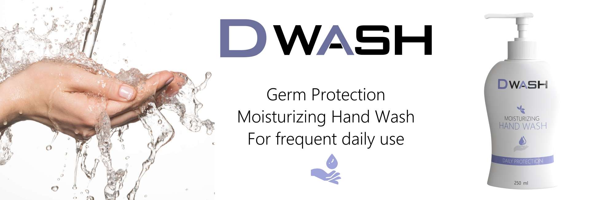 D wash Handwash--germ protection-250 ml-Ethiall Remedies